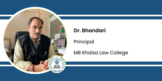 MB Khalsa Law College, Principal: Dr. Bhandari Interview